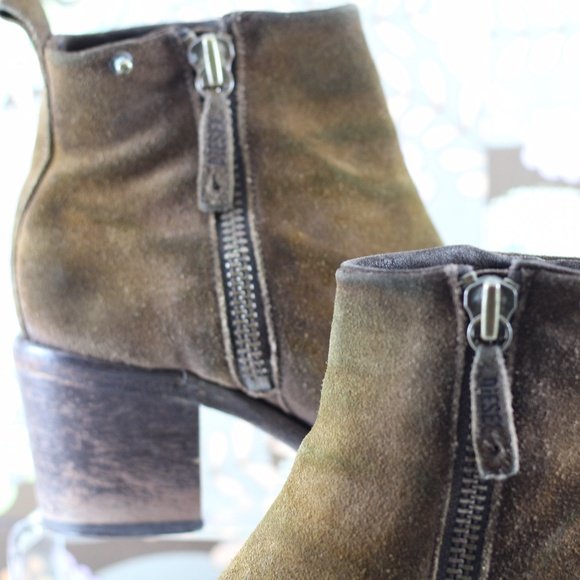 Diesel Suede Ankle Boots - Picture 12 of 16
